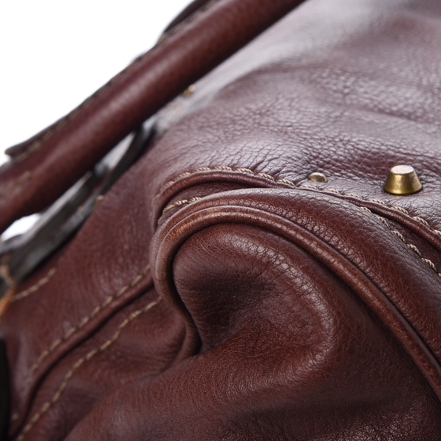 Chloe Calfskin Medium Paddington Satchel Chocolate 11 of 13