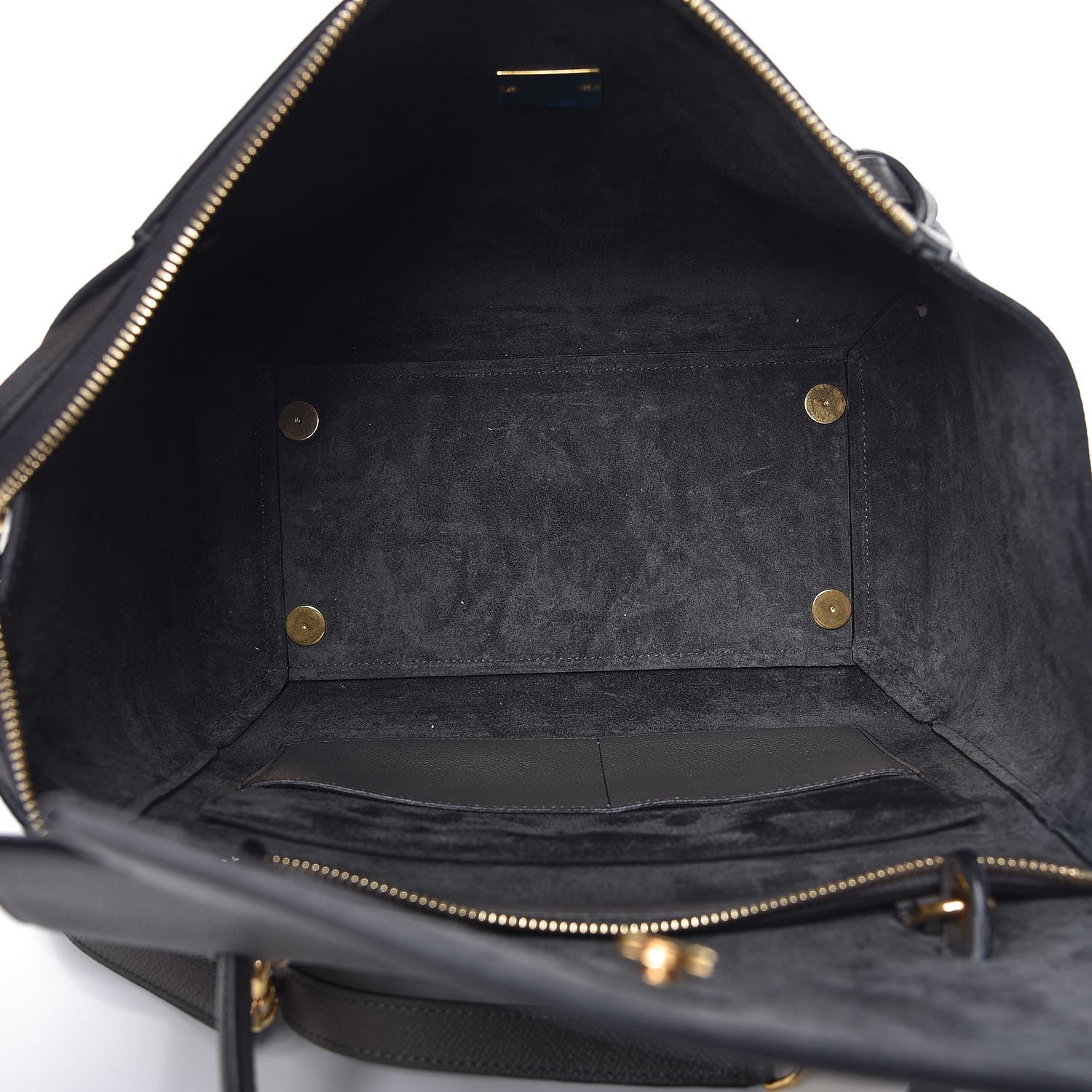 Celine Grained Calfskin Mini Belt Bag Grey 6 of 13