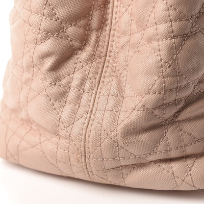 Christian Dior Coated Canvas Cannage Medium Panarea Tote Rosato 8 of 13