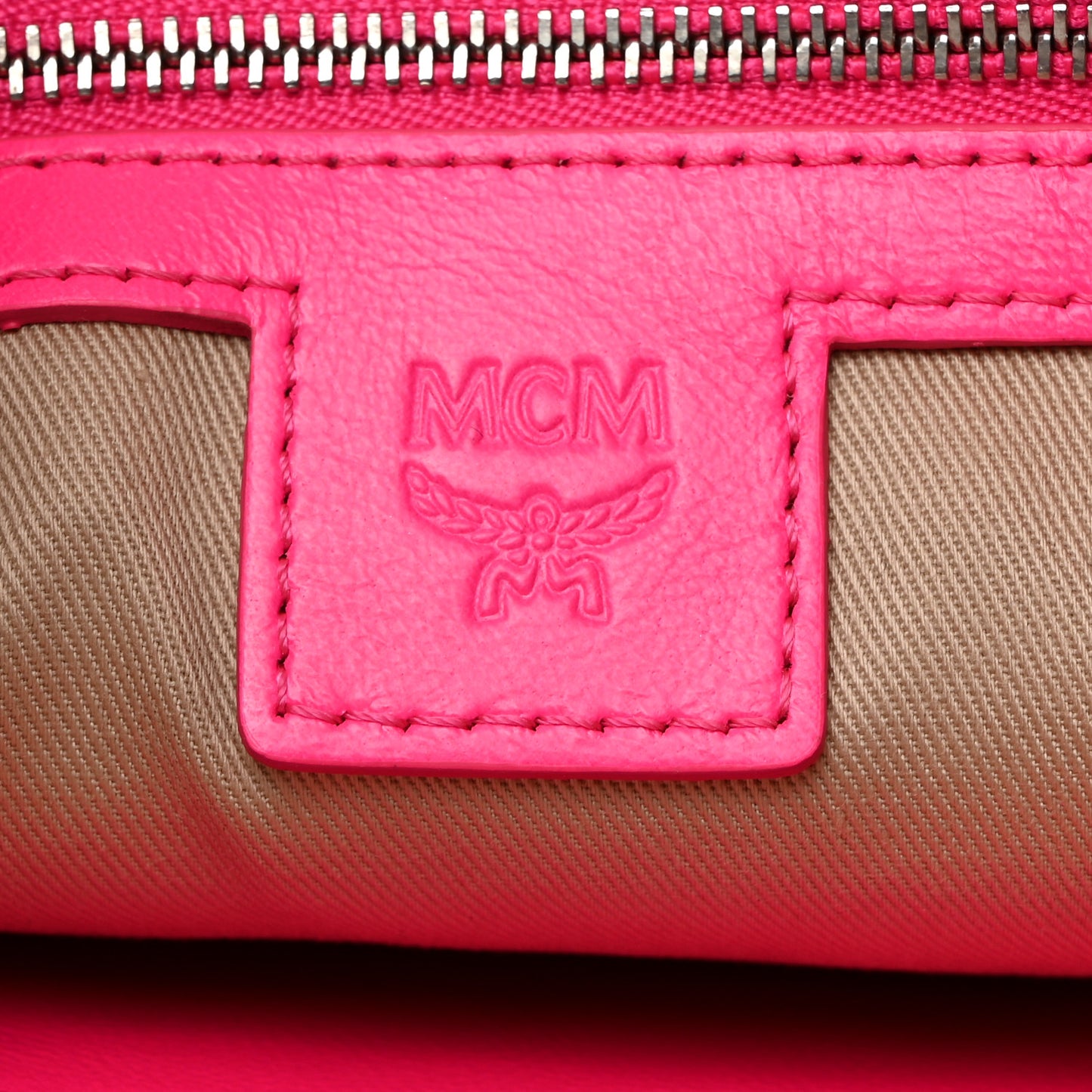 Visetos Wristlet Zip Pouch Neon Pink