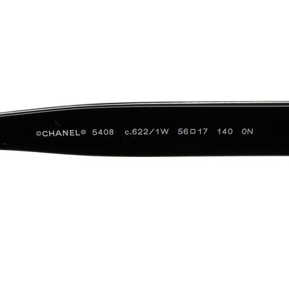 Chanel Acetate Square Sunglasses 5408 Black 5 of 8
