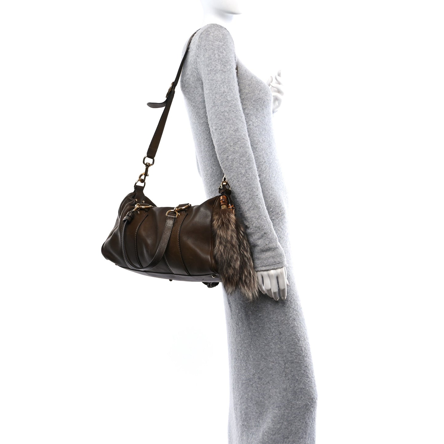 Calfskin Smilla Shoulder Bag Winter Leaf