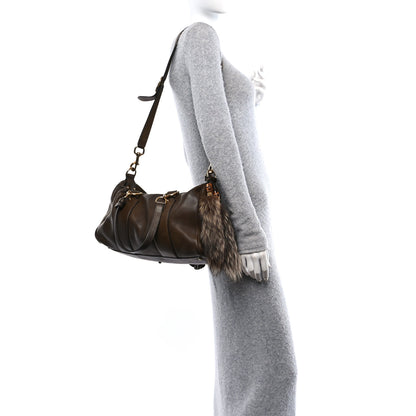 Gucci Calfskin Smilla Shoulder Bag Winter Leaf 2 of 10