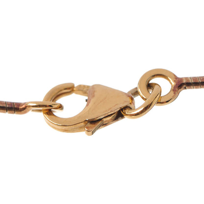 Hermes Lacquered Gold Pop H Pendant Necklace Orange 5 of 7