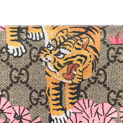 Gucci GG Supreme Monogram Bengal Card Case Beige Pink 7 of 10