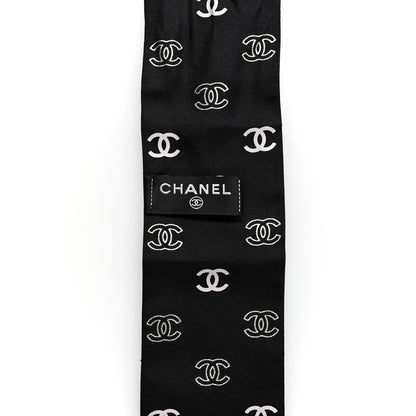 Chanel Silk CC Slim Bandeau Black Pink Gold 3 of 4