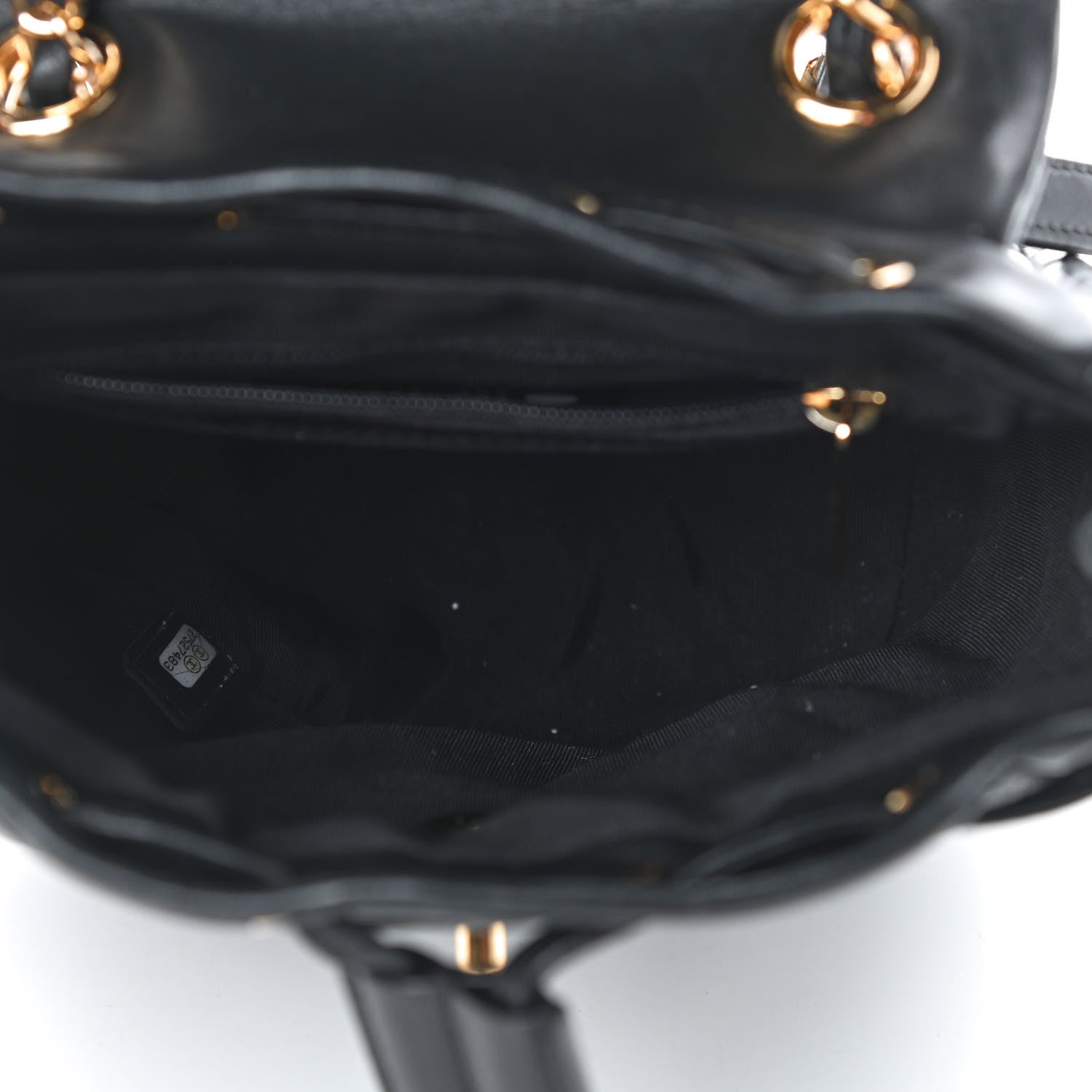 Chanel Lambskin Quilted Mini Urban Spirit Backpack Black 5 of 10