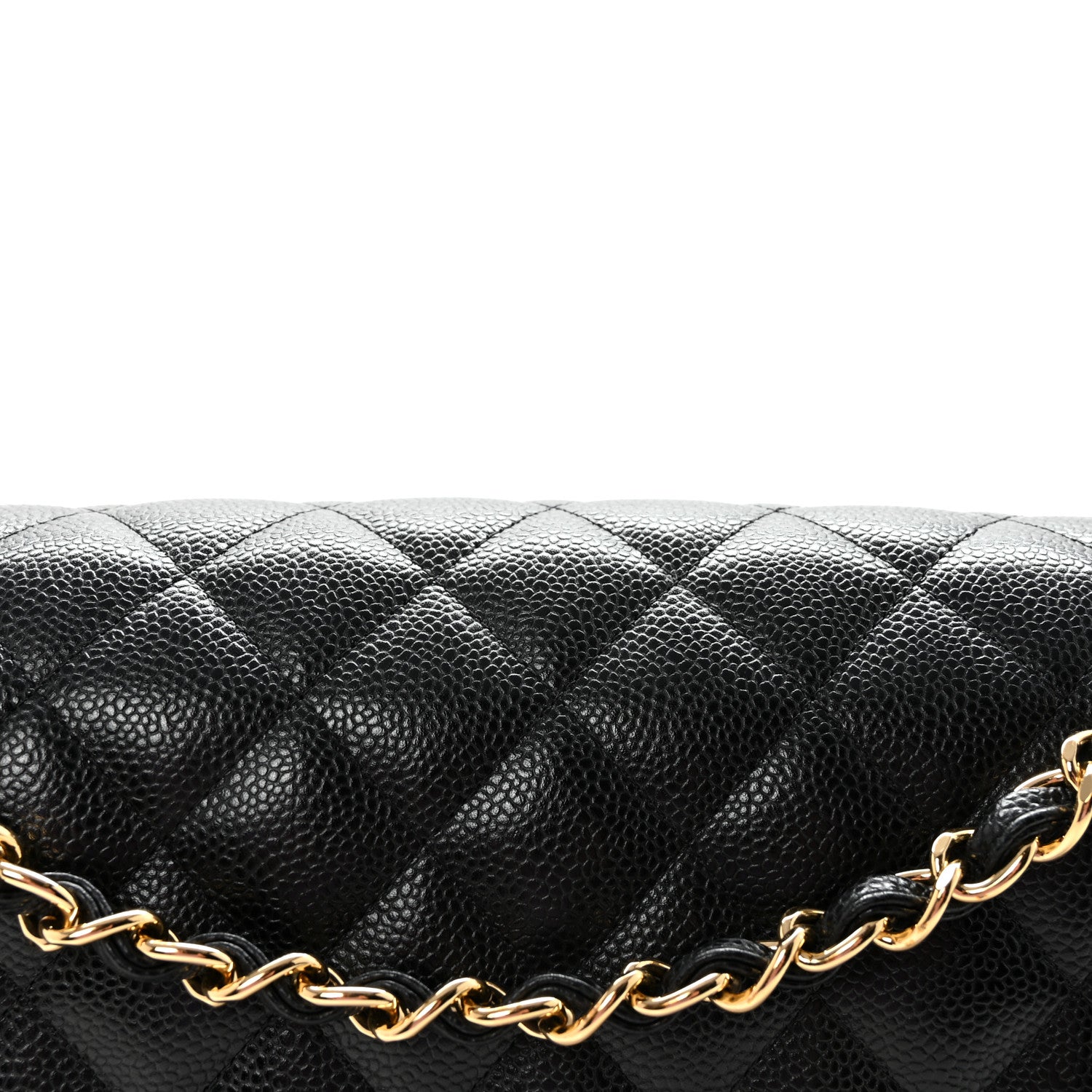 Chanel Caviar Quilted Jumbo Double Flap Black 8 of 10