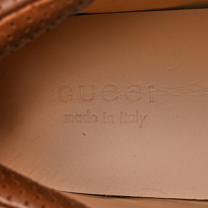 Gucci X SEGA Suede Calfskin GG Monogram Mens Flashtrek Sneakers 8.5 New Cuir Beige Ruggine 7 of 9
