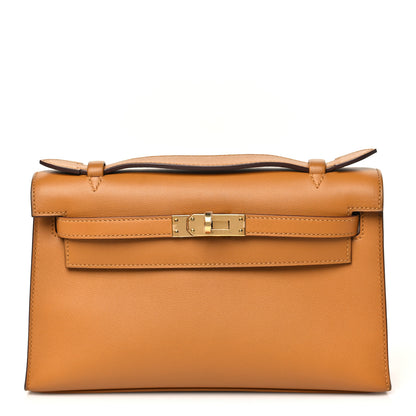 Hermes Swift Kelly Pochette Clutch Sesame 1 of 11