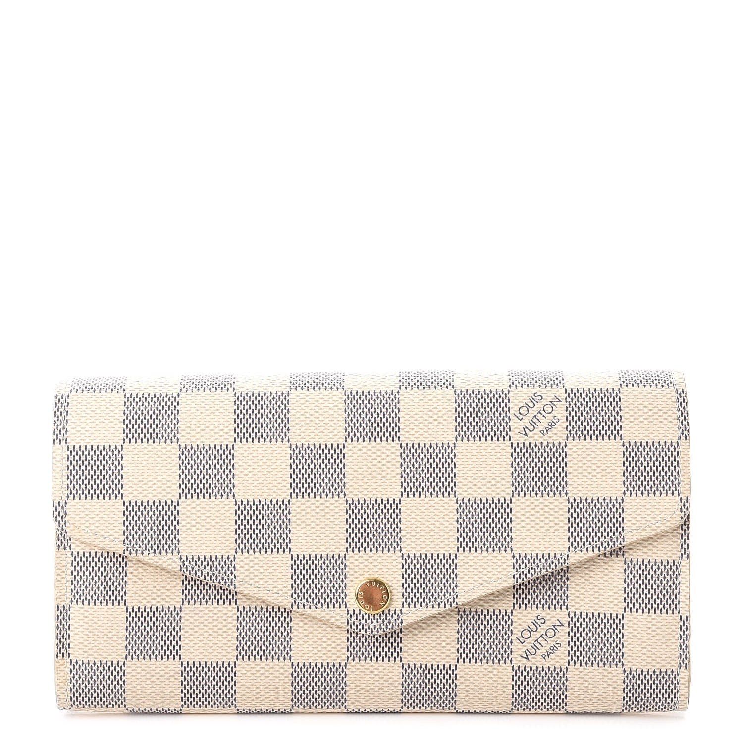 Louis Vuitton Damier Azur Sarah Wallet NM 1 of 7