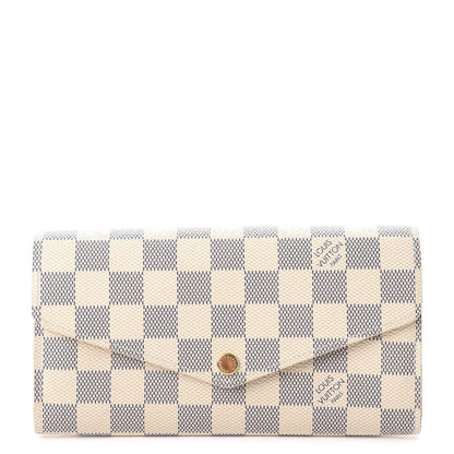 Louis Vuitton Damier Azur Sarah Wallet NM 1 of 7