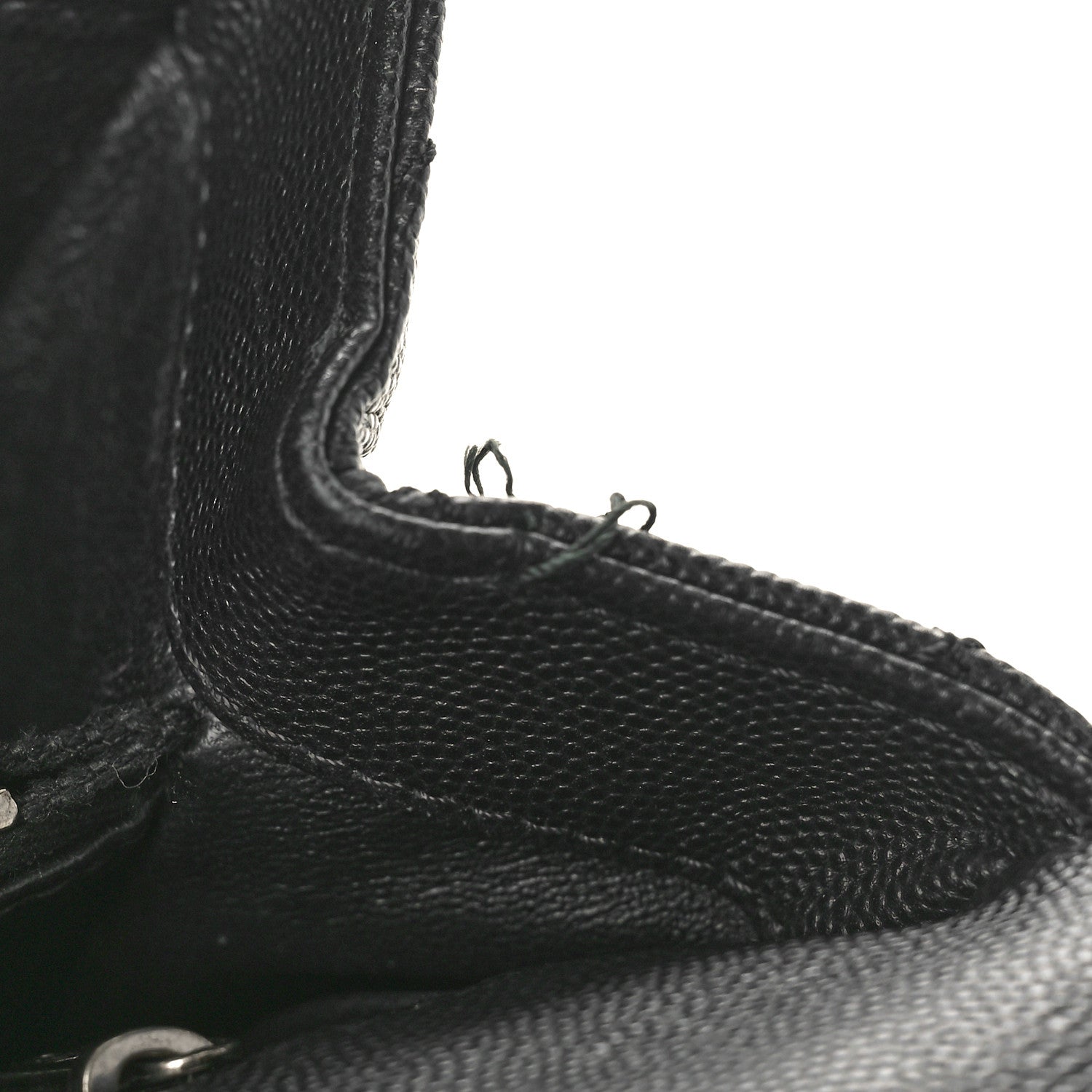 Chanel Caviar Lizard Quilted Large Coco Handle Flap Black 11 of 11