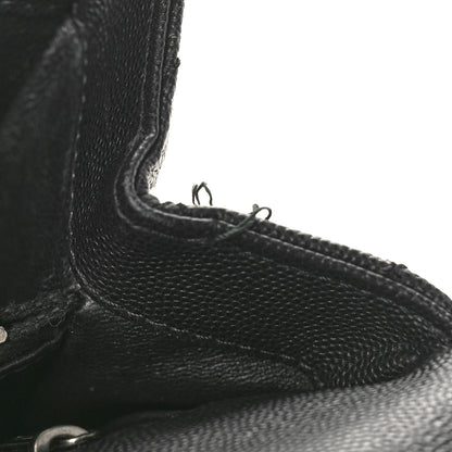 Chanel Caviar Lizard Quilted Large Coco Handle Flap Black 11 of 11