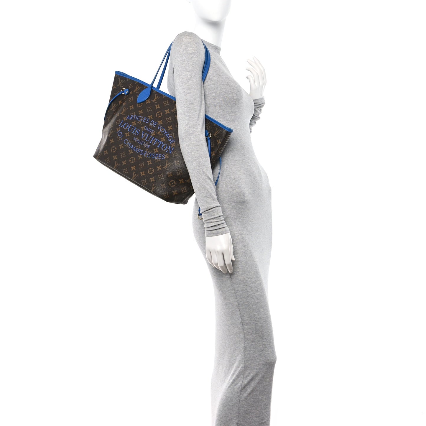 Monogram Articles de Voyage Ikat Neverfull MM Grand Blue
