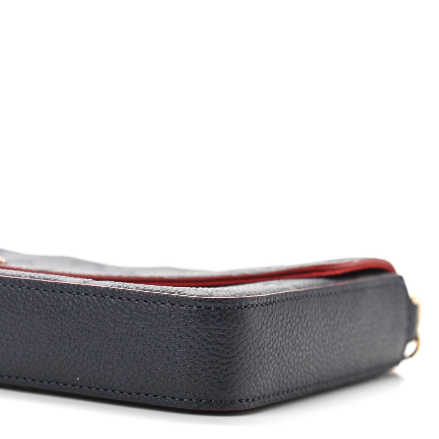 Empreinte Pochette Felicie Chain Wallet Marine Rouge