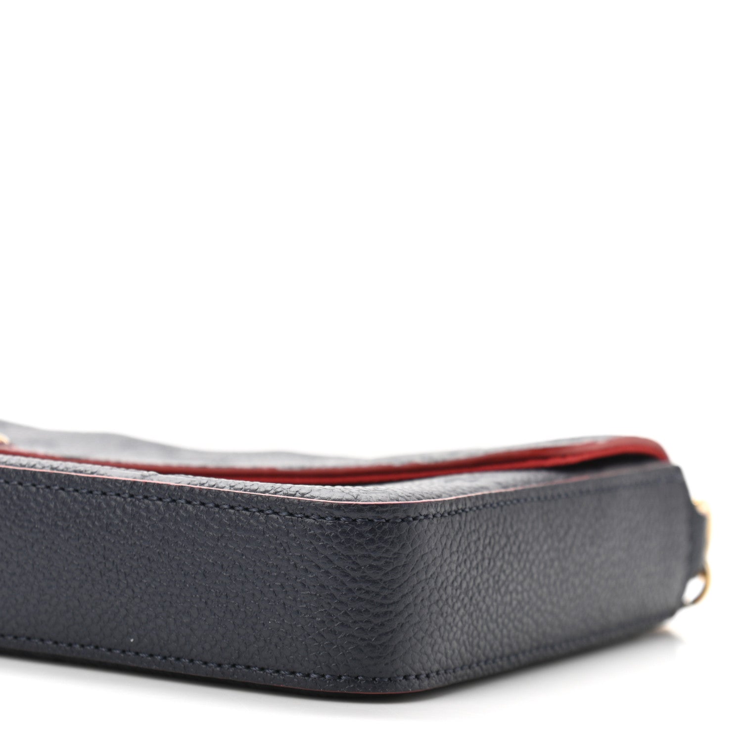 Louis Vuitton Empreinte Pochette Felicie Chain Wallet Marine Rouge 6 of 10