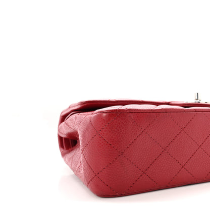 Chanel Caviar Quilted Medium Double Flap Red 9 of 11