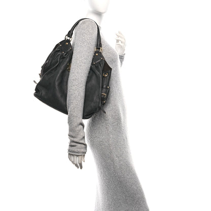 Louis Vuitton Mahina L  Black 2 of 9