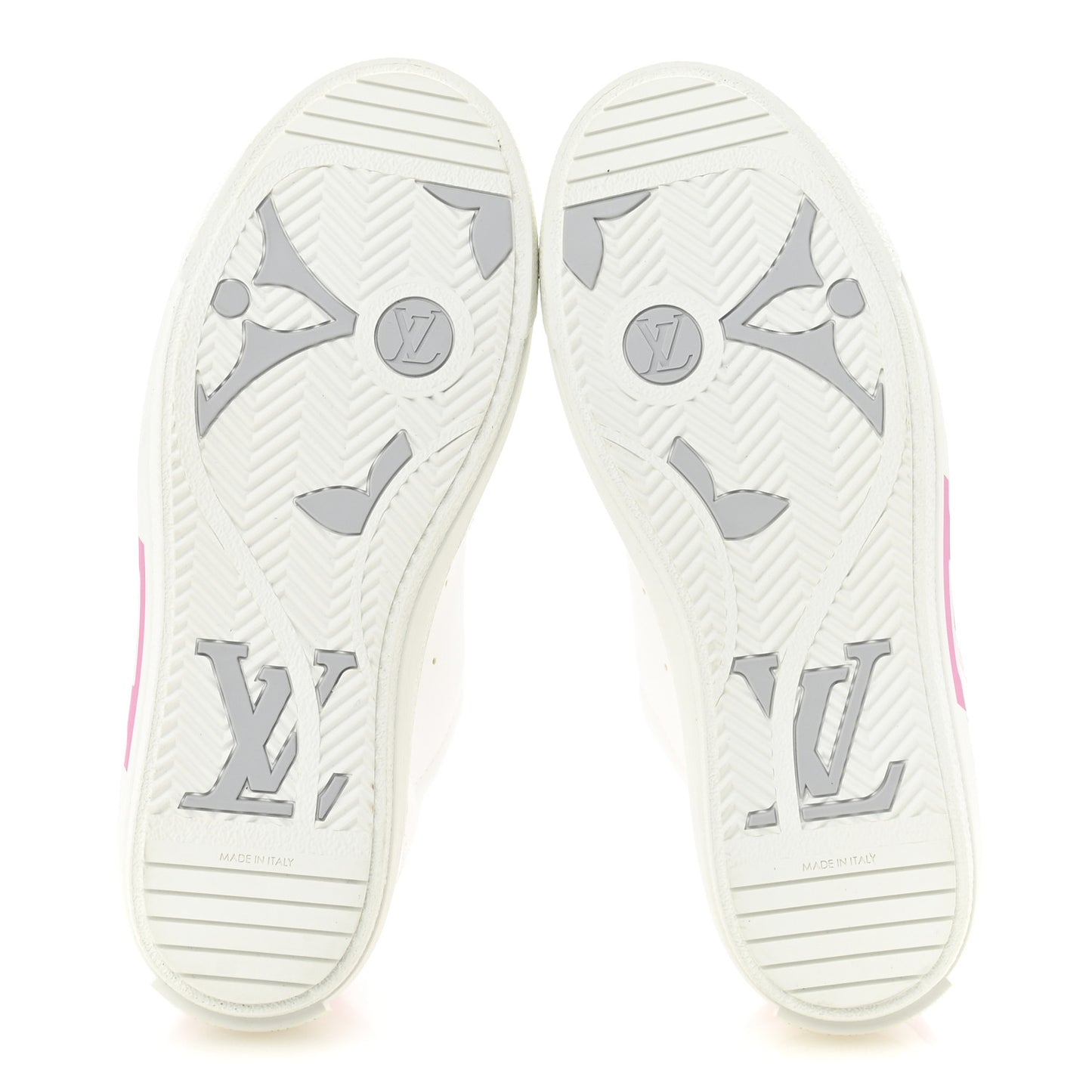 Calfskin Charlie Sneaker 39 White Rose Clair