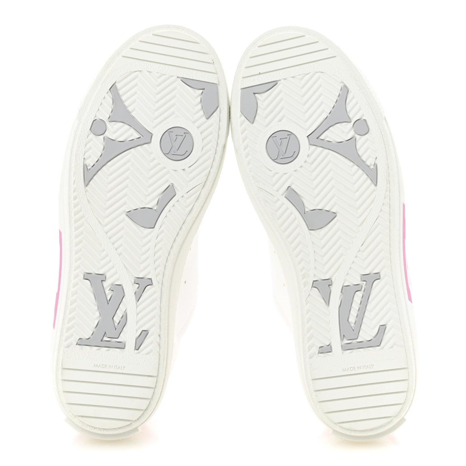Louis Vuitton Calfskin Charlie Sneaker 39 White Rose Clair 6 of 10