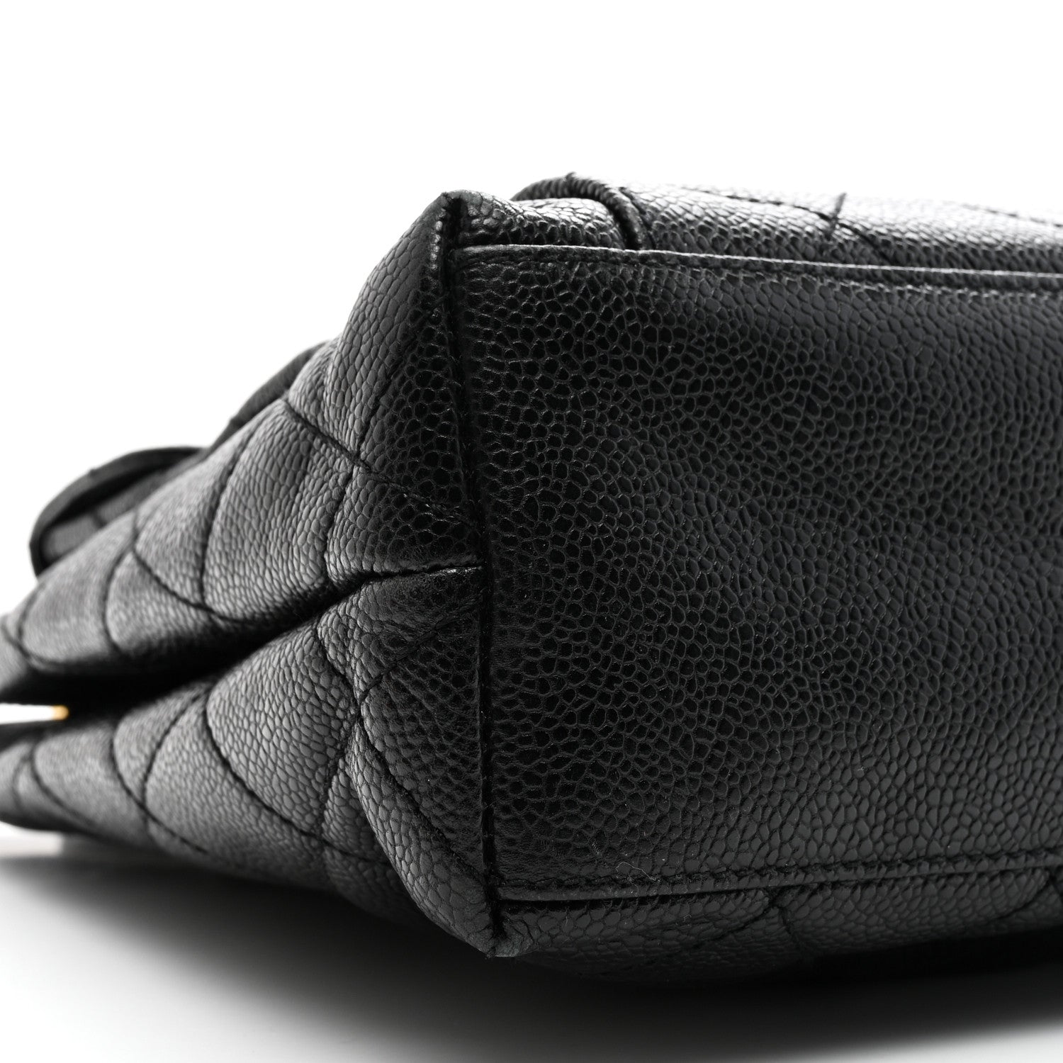 Chanel Caviar Quilted Pocket Shopping Tote Black 11 of 12