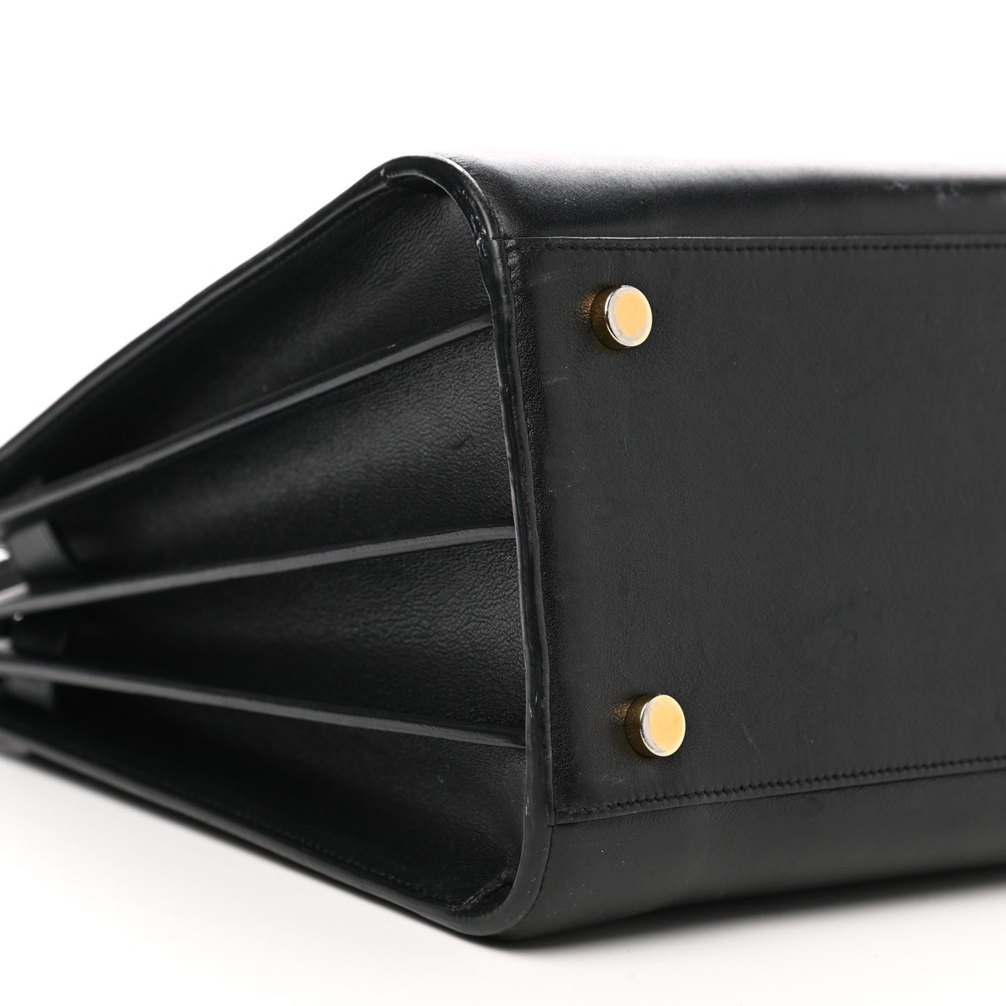 Calfskin Small Sac De Jour Black