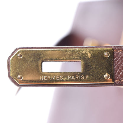 Hermes Courchevel Kelly Sellier 32 Chocolate 29 of 34