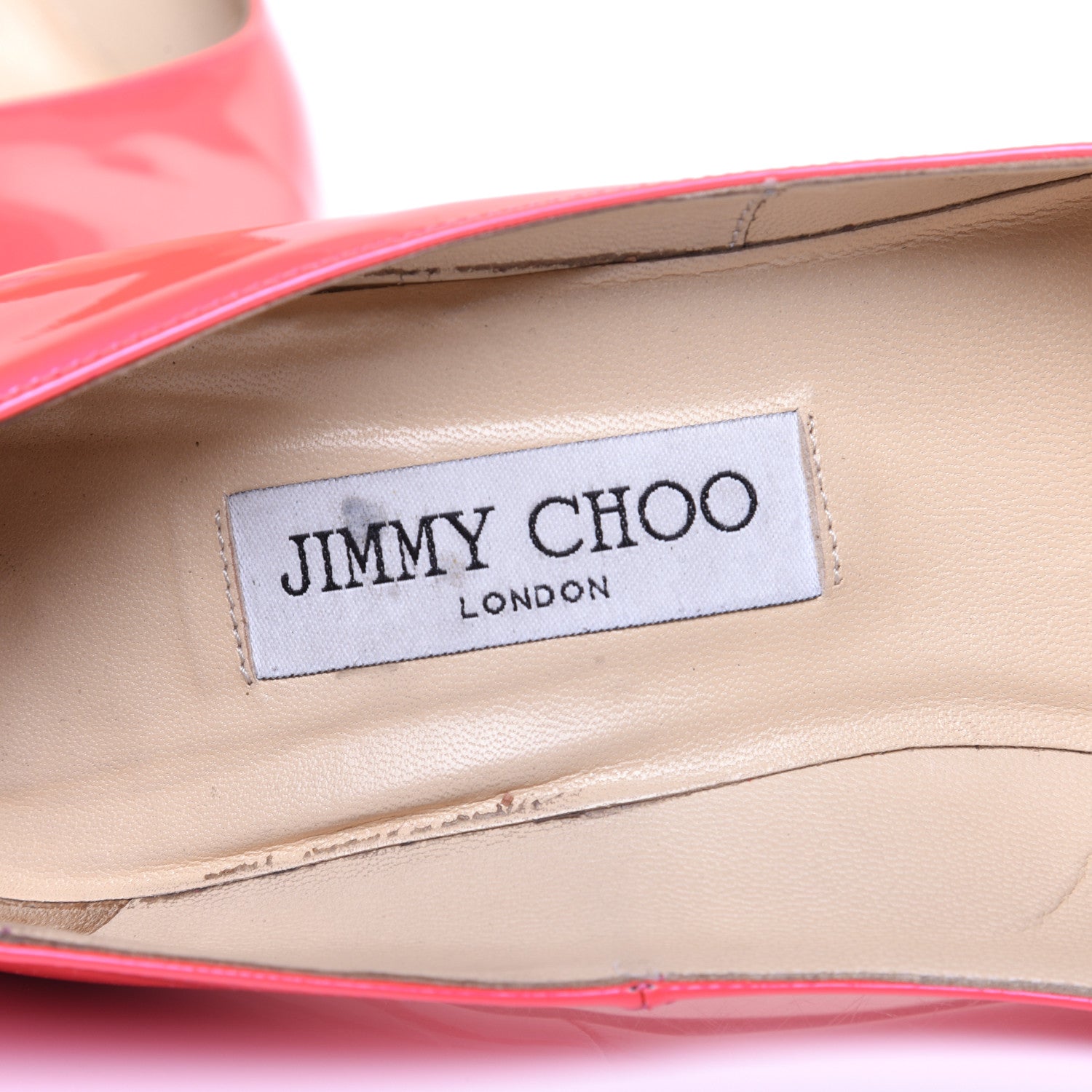 Jimmy Choo Neon Patent Pointy Toe Abel Pumps 39 Pink 8 of 14