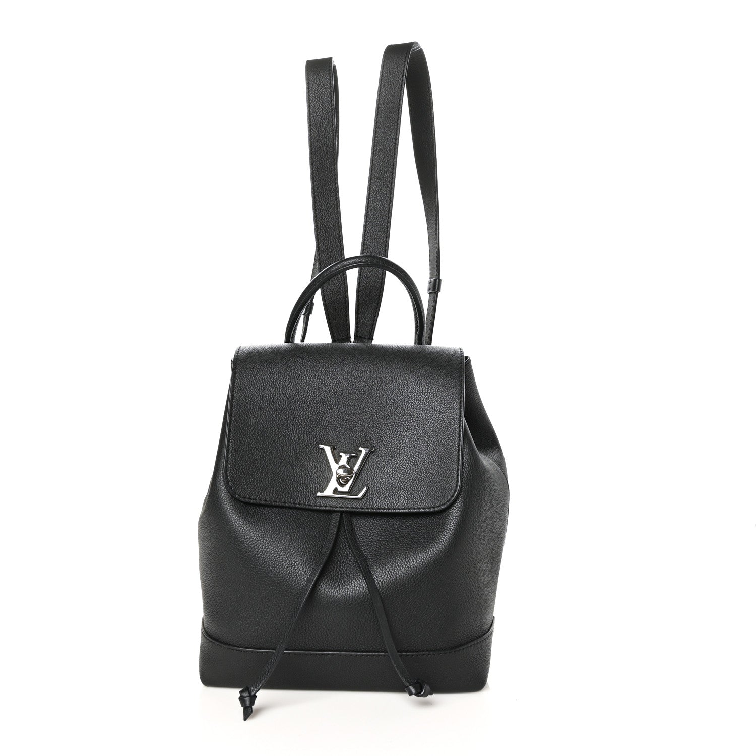 Louis Vuitton Calfskin Lockme Backpack Black 1 of 6