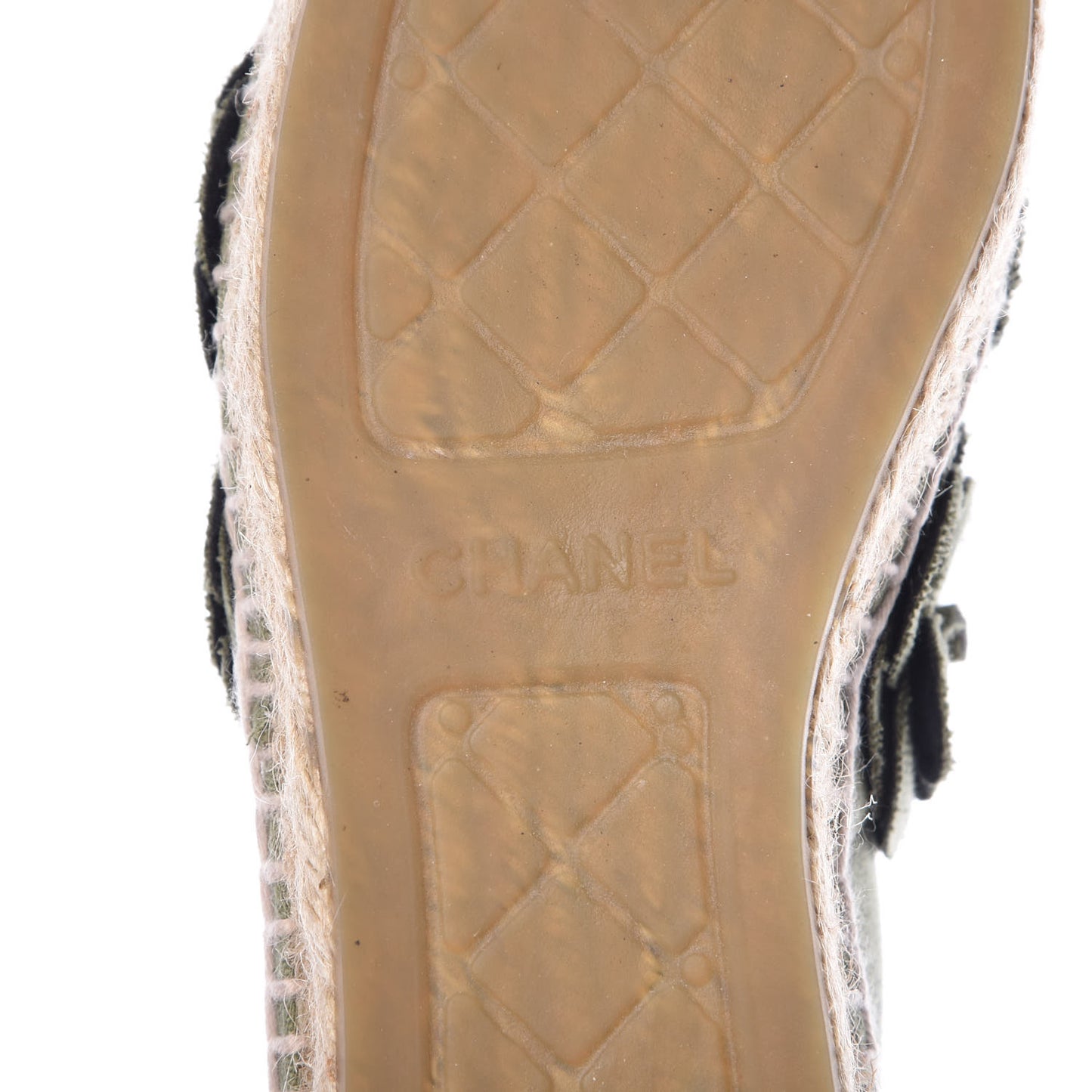 Fabric Camellia CC Espadrilles 39 Khaki