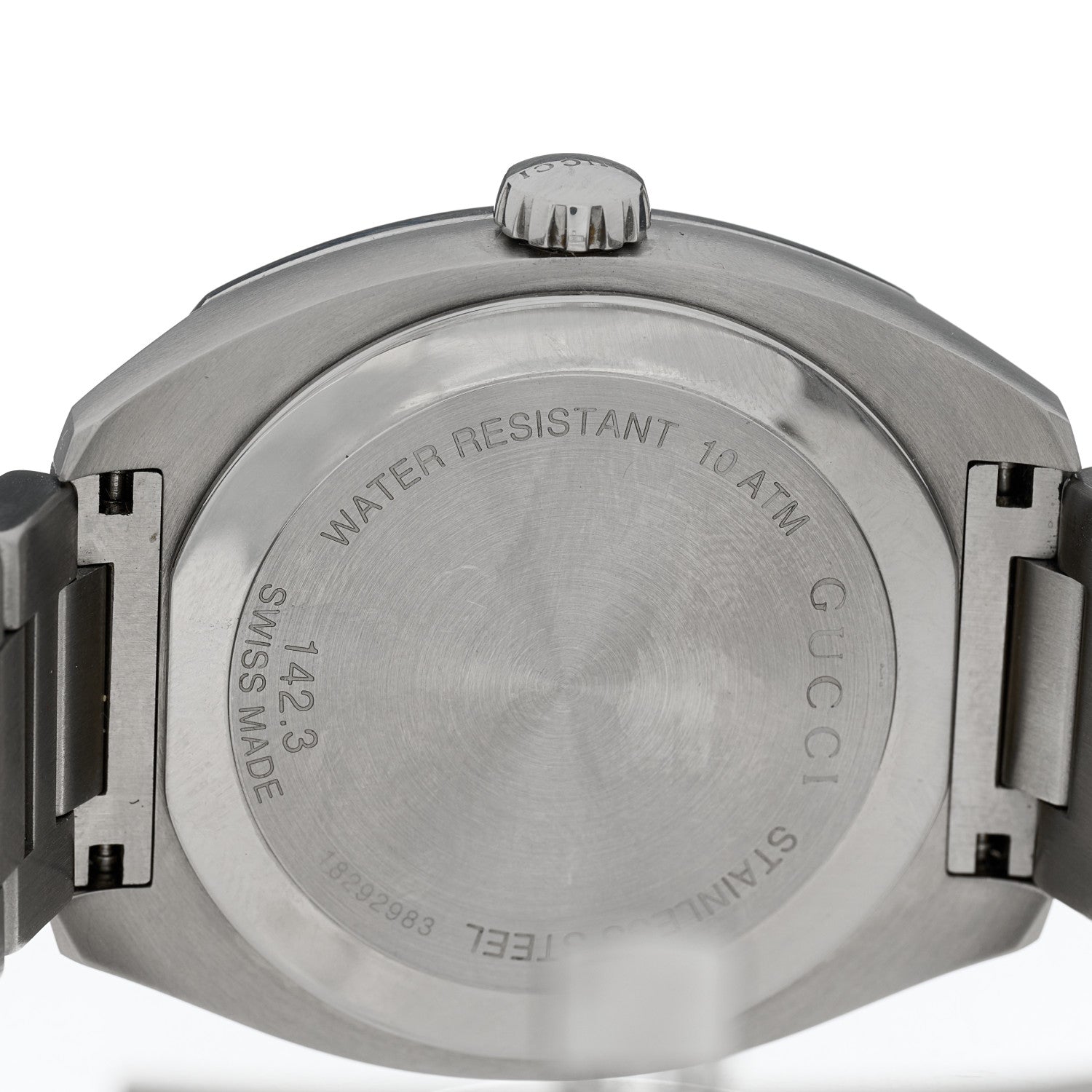 Gucci Stainless Steel 40mm GG2570 Quartz Watch Black 4 of 5
