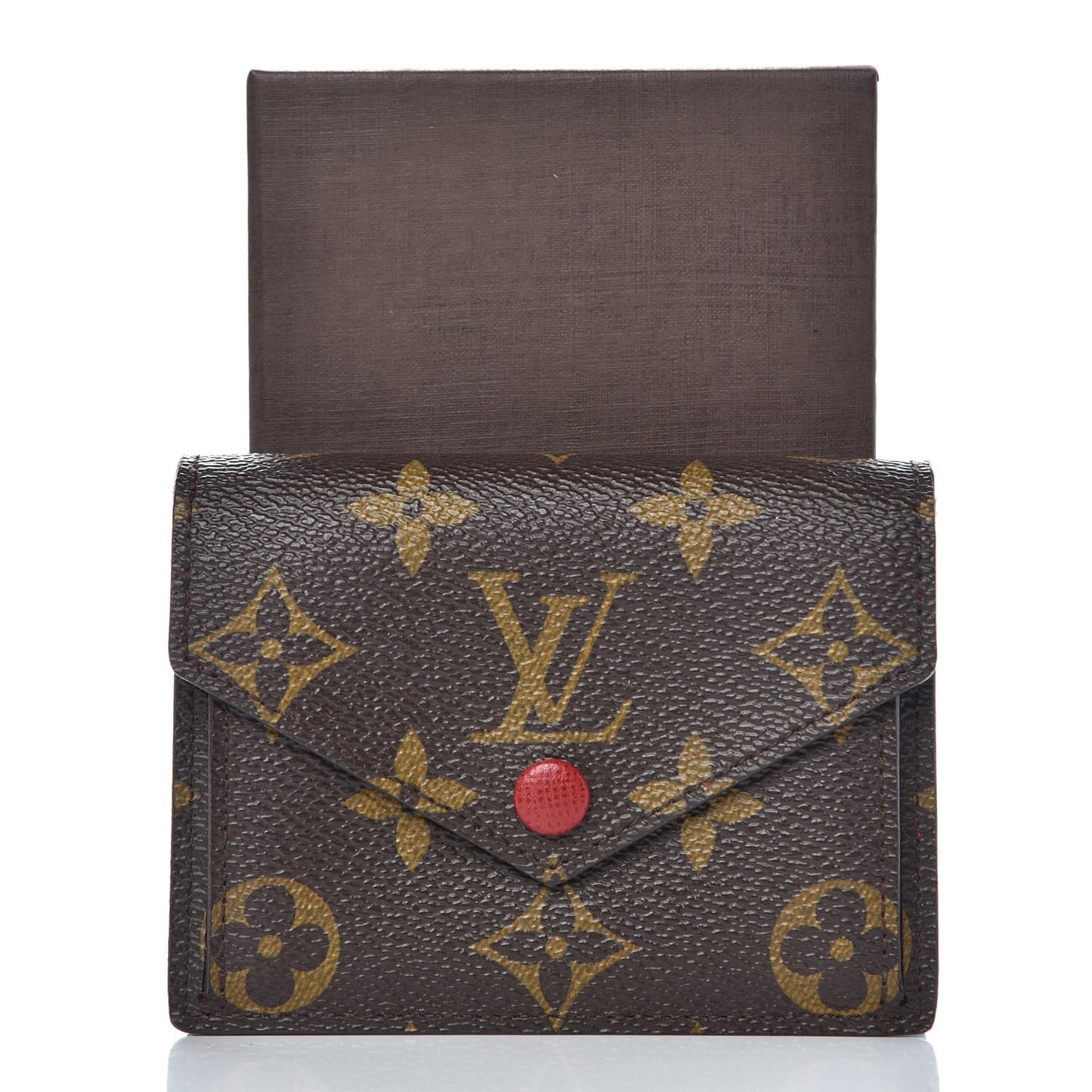 Monogram Compact Marie Wallet Rouge