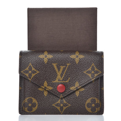 Louis Vuitton Monogram Compact Marie Wallet Rouge 8 of 8