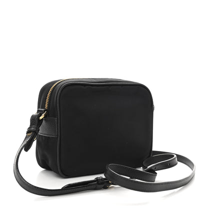 Prada Nylon Saffiano Double Zip Camera Bag Black 4 of 9