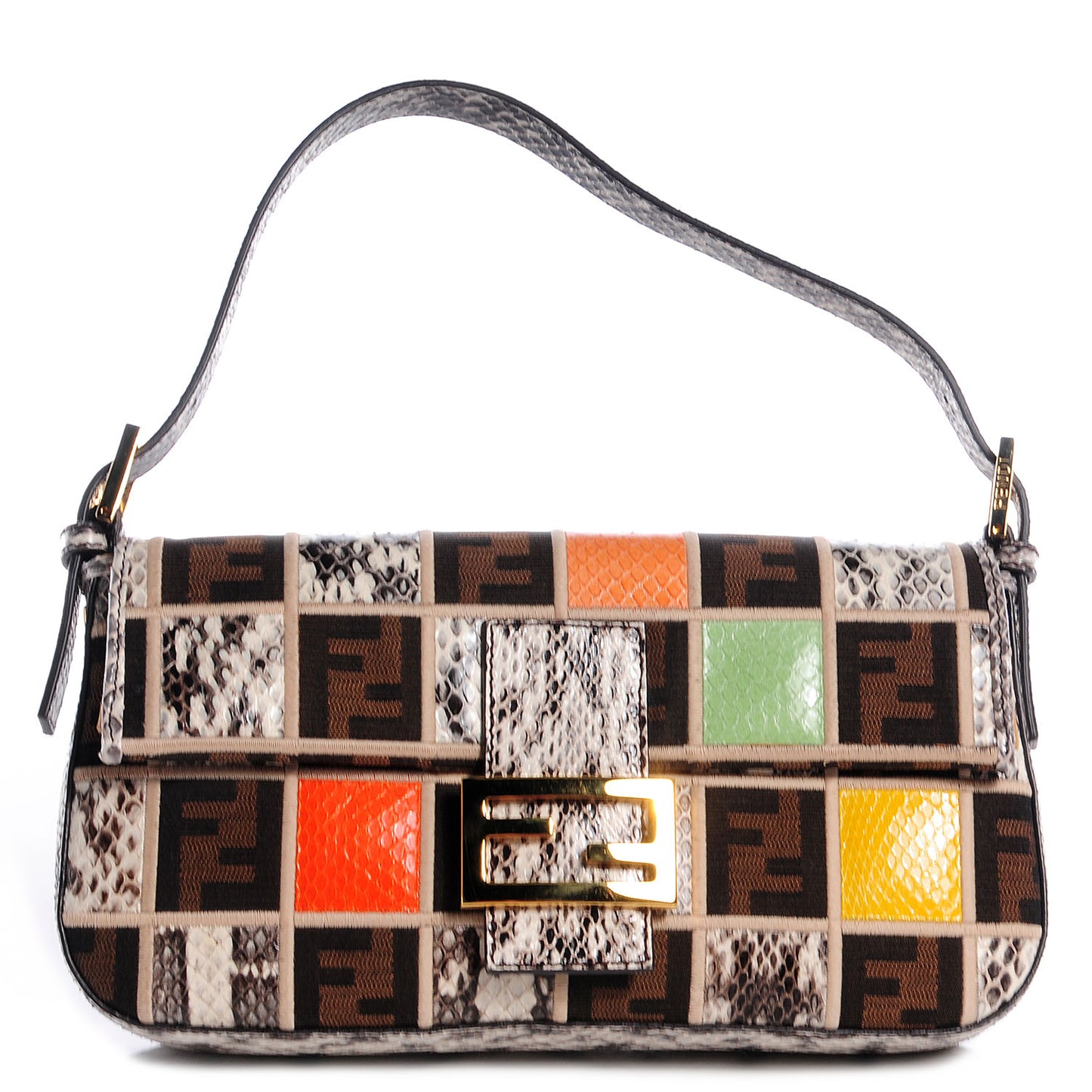 Ayers Zucca Patchwork Baguette Multicolor