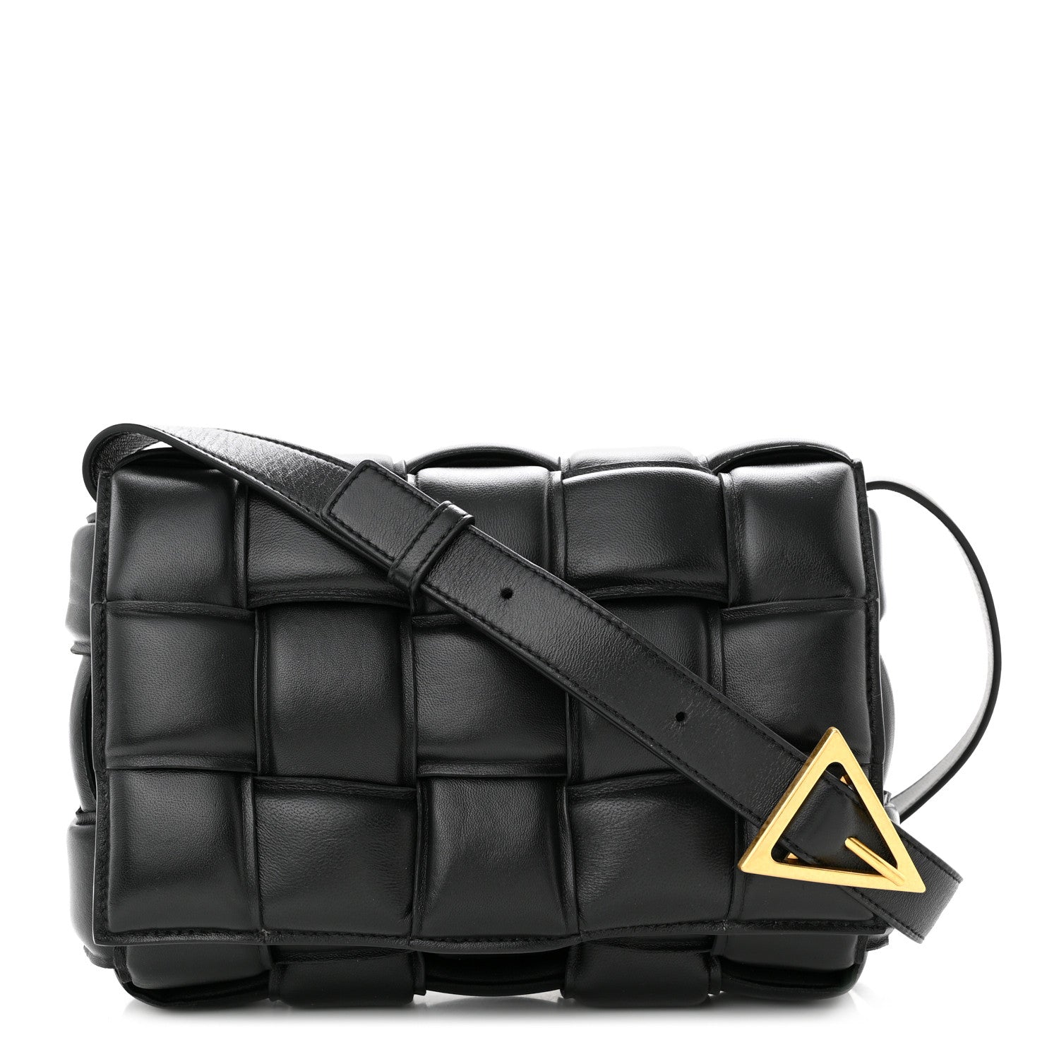 Bottega Veneta Nappa Maxi Intreccio Padded Cassette Crossbody Bag Black 1 of 10