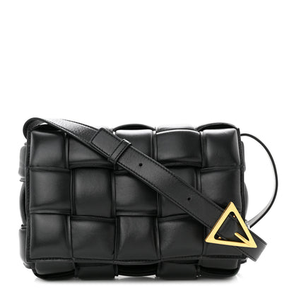 Bottega Veneta Nappa Maxi Intreccio Padded Cassette Crossbody Bag Black 1 of 10