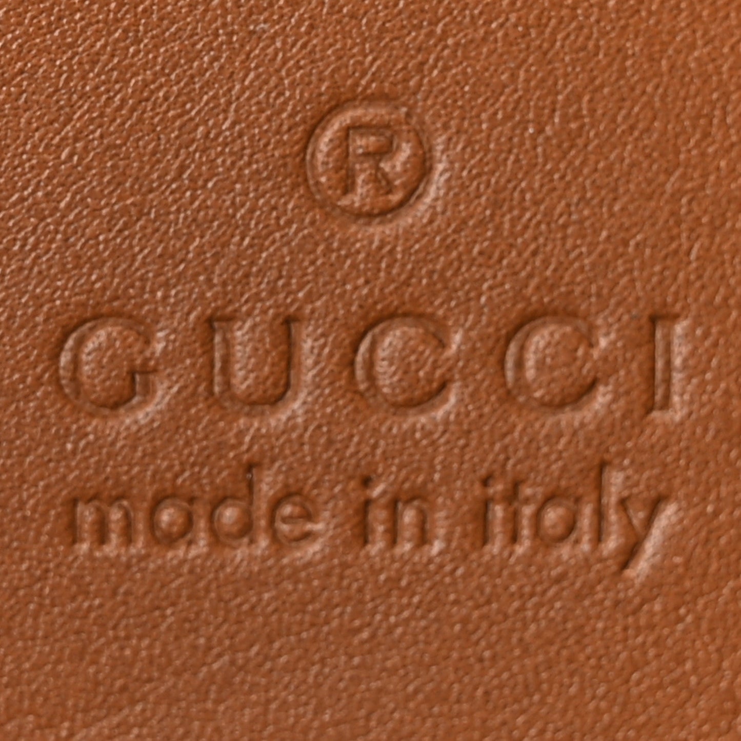 GG Supreme Monogram Textured Calfskin Small Emblem Shoulder Bag Beige Dark Brown