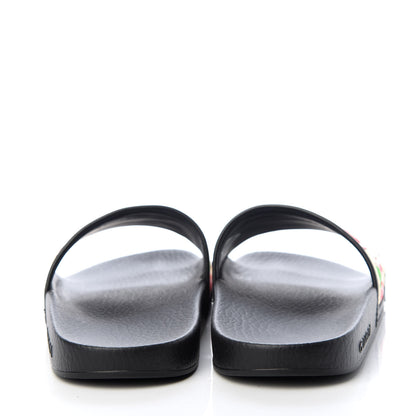 Gucci Canvas GG Apple Slide Sandals 37 Ivory Red 7 of 11