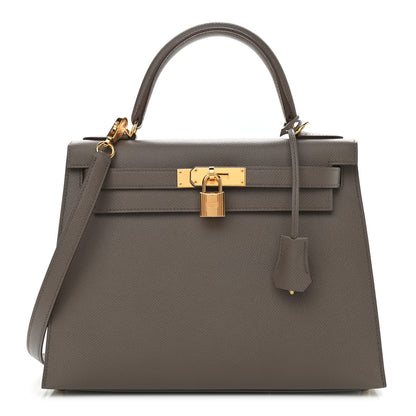 Hermes Epsom Kelly Sellier 28 Etain 1 of 11