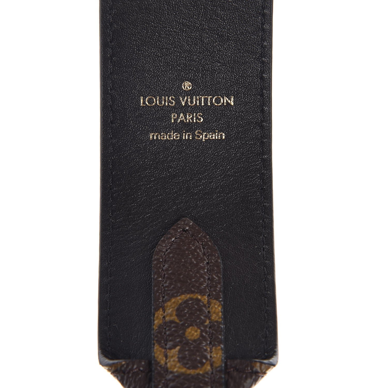 Louis Vuitton Monogram Bandouliere Shoulder Strap Black 5 of 6
