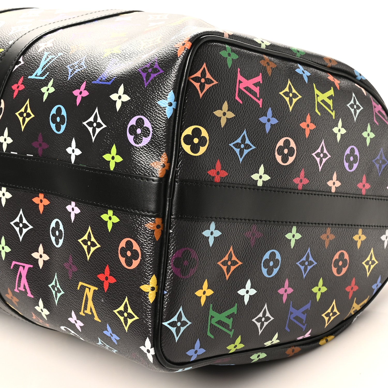 Louis Vuitton LV X TM Monogram Multicolor Keepall Bandouliere 50 Black 8 of 8