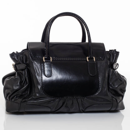 Gucci Leather Queen Tote Black 3 of 10