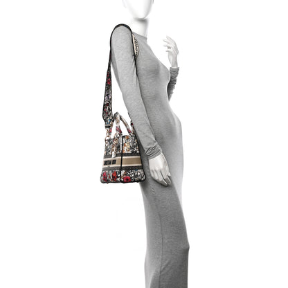 Christian Dior Canvas Embroidered Mille Fleurs Medium Lady D-Lite Multicolor 2 of 12