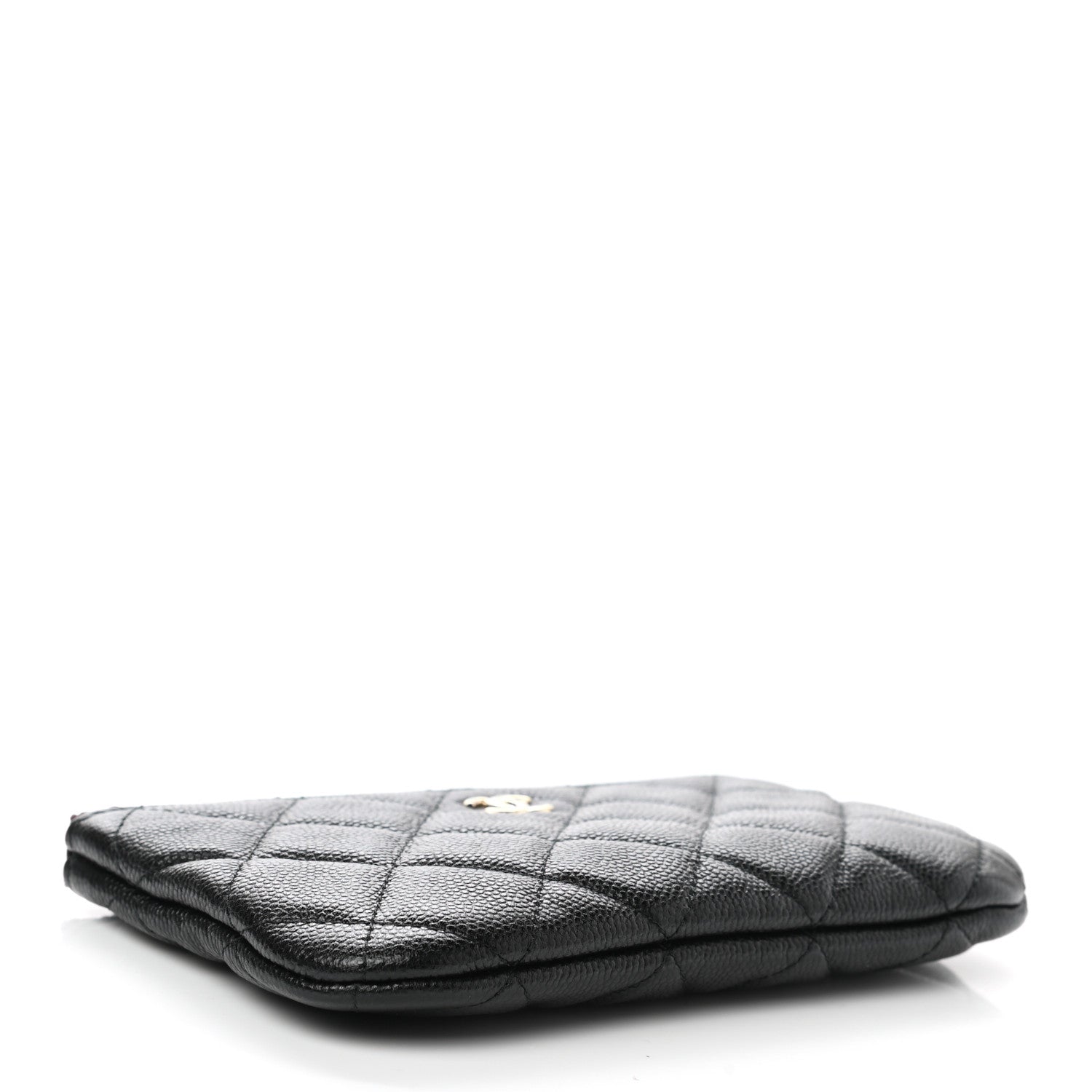 Chanel Caviar Quilted Small Cosmetic Case Black 4 of 9