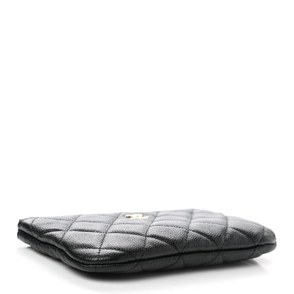 Chanel Caviar Quilted Small Cosmetic Case Black 4 of 9