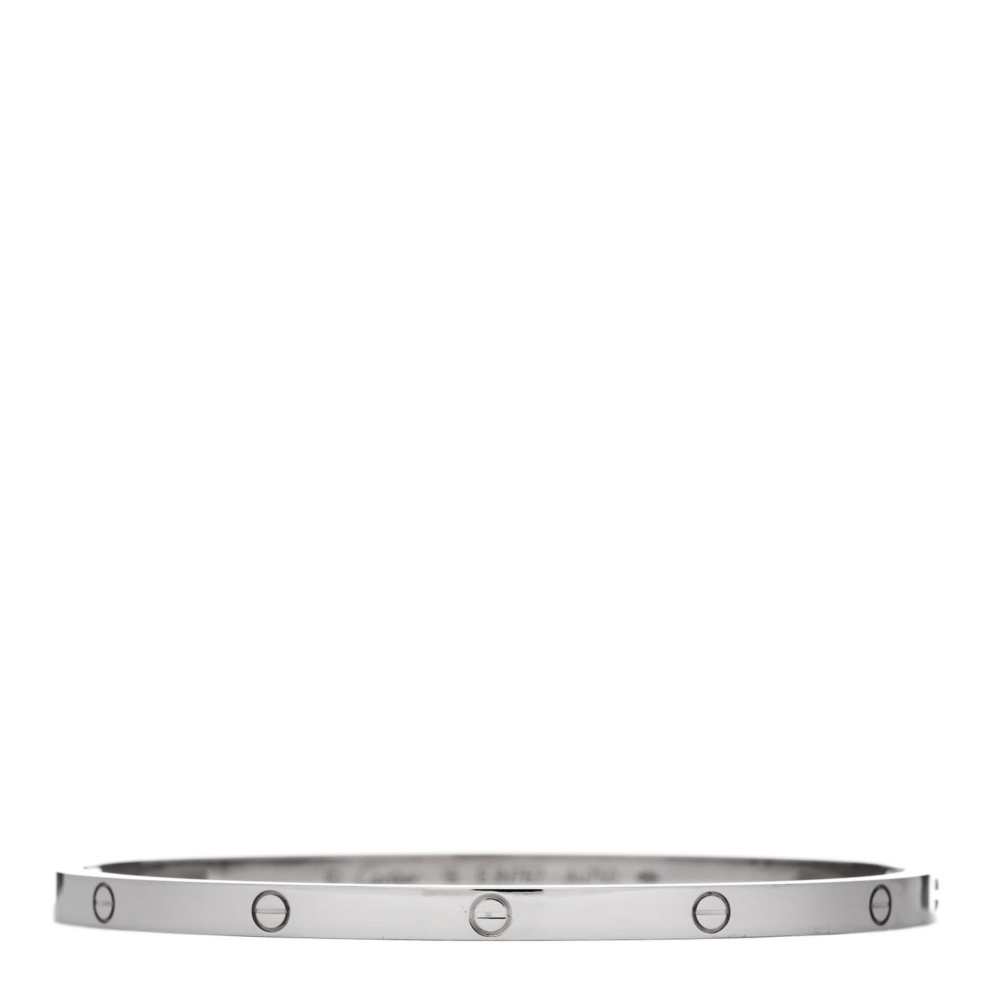 18K White Gold Small LOVE Bracelet 18