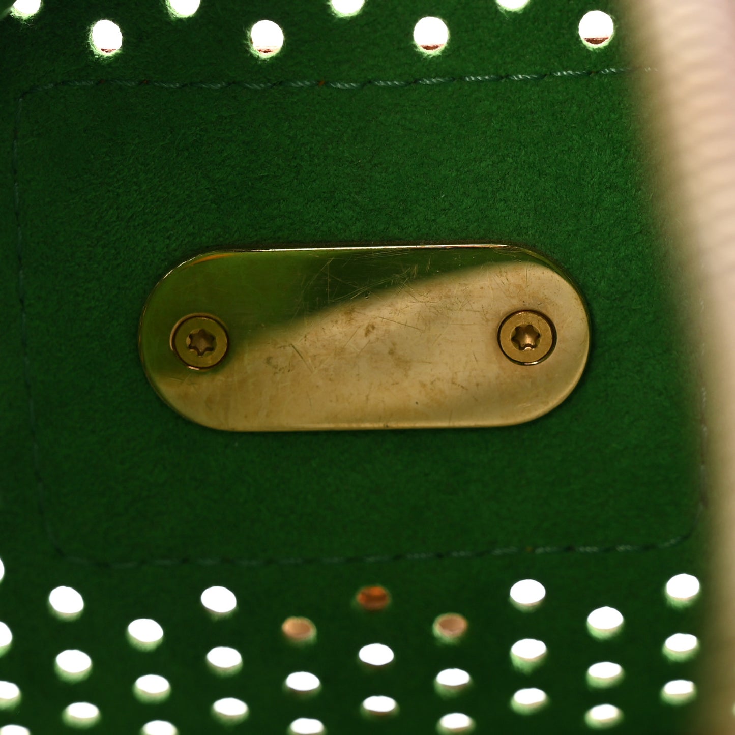 Monogram Perforated Speedy 30 Green