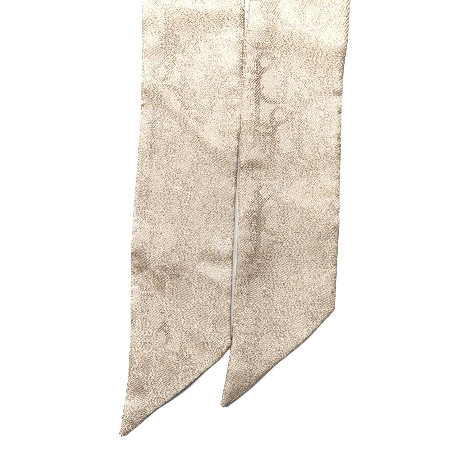 Christian Dior Silk Toile De Jouy Sauvage Mitzah Scarf Ecru Gold 3 of 3